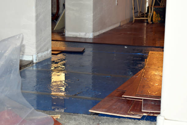 Professional Flood Cleanup technician working in Clear Lake, WI